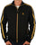 Trojan Contrast Zip Track Top Black