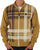 Trojan Check Track Top Camel