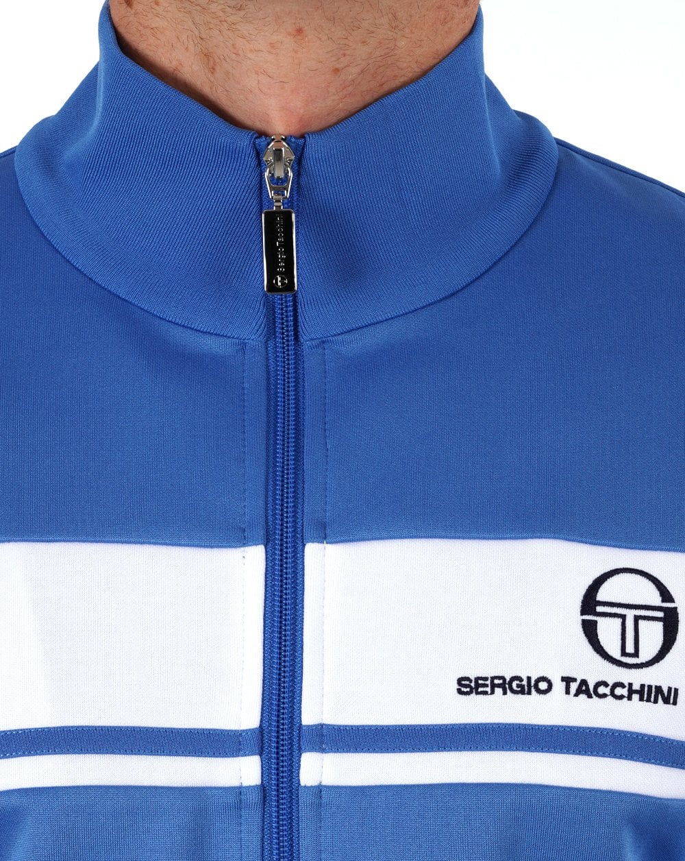 Sergio Tacchini Masters Track Top Blue White