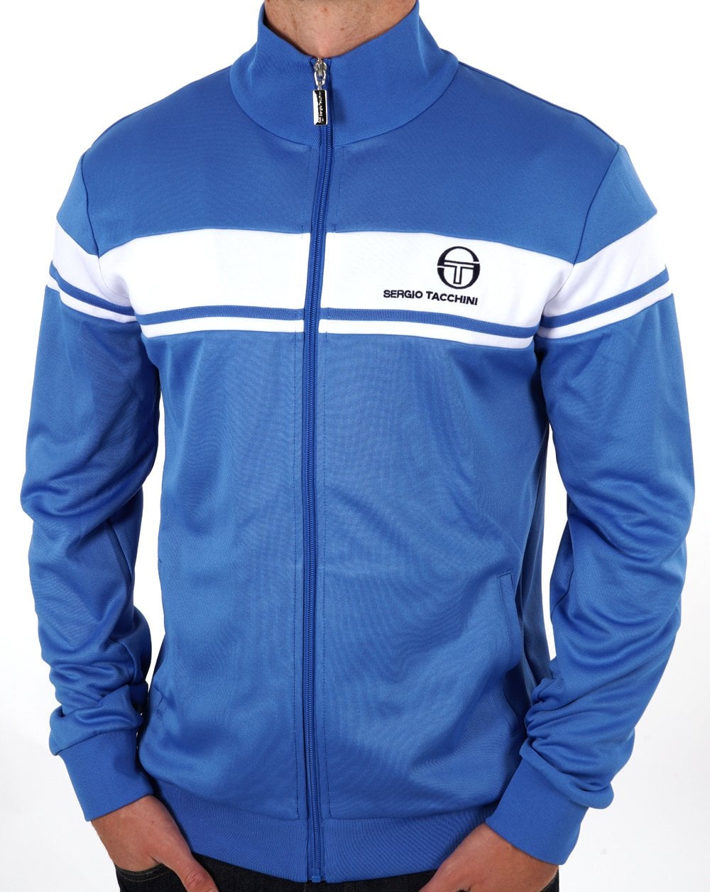 Sergio Tacchini Masters Trainingsjacke Blau/Weiß