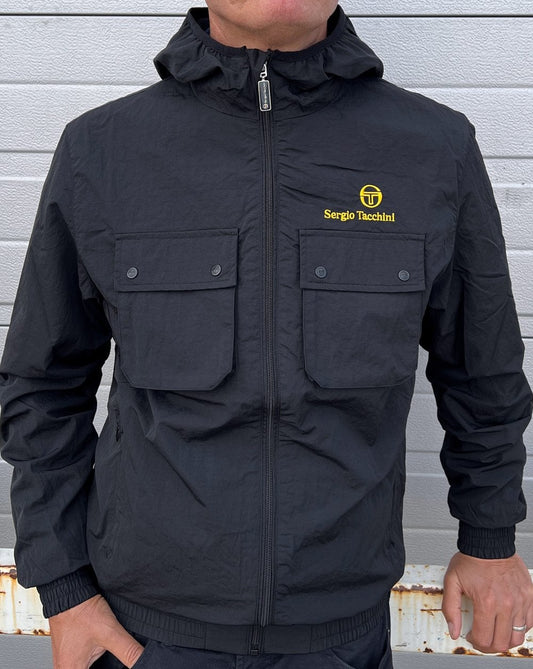 Sergio Tacchini Terrace Pocket Jacke Schwarz