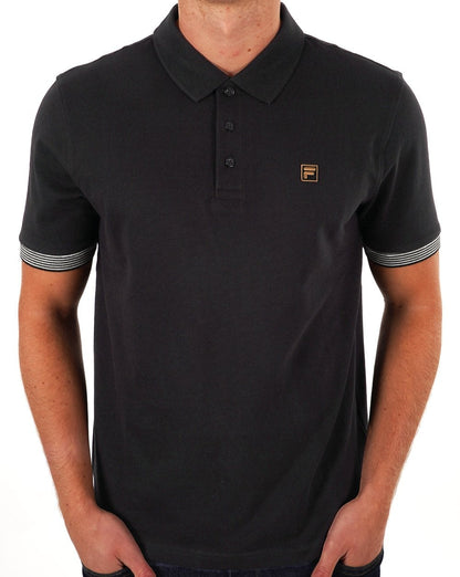 Fila Gold Poloshirt Schwarz