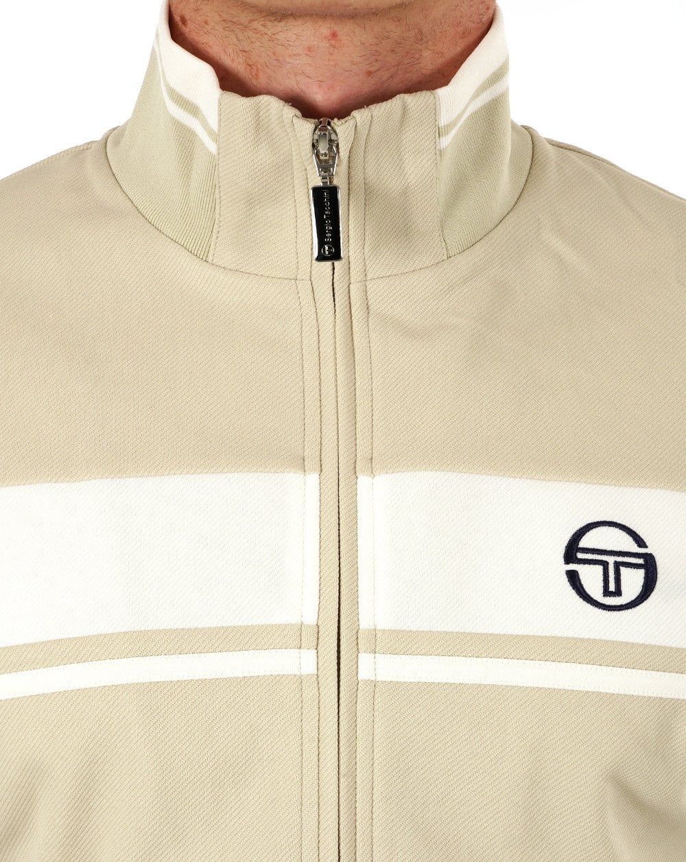 Sergio Tacchini Masters Trainingsjacke Stein/Gardenie