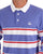 Benetton Striped Rugby Shirt Blue