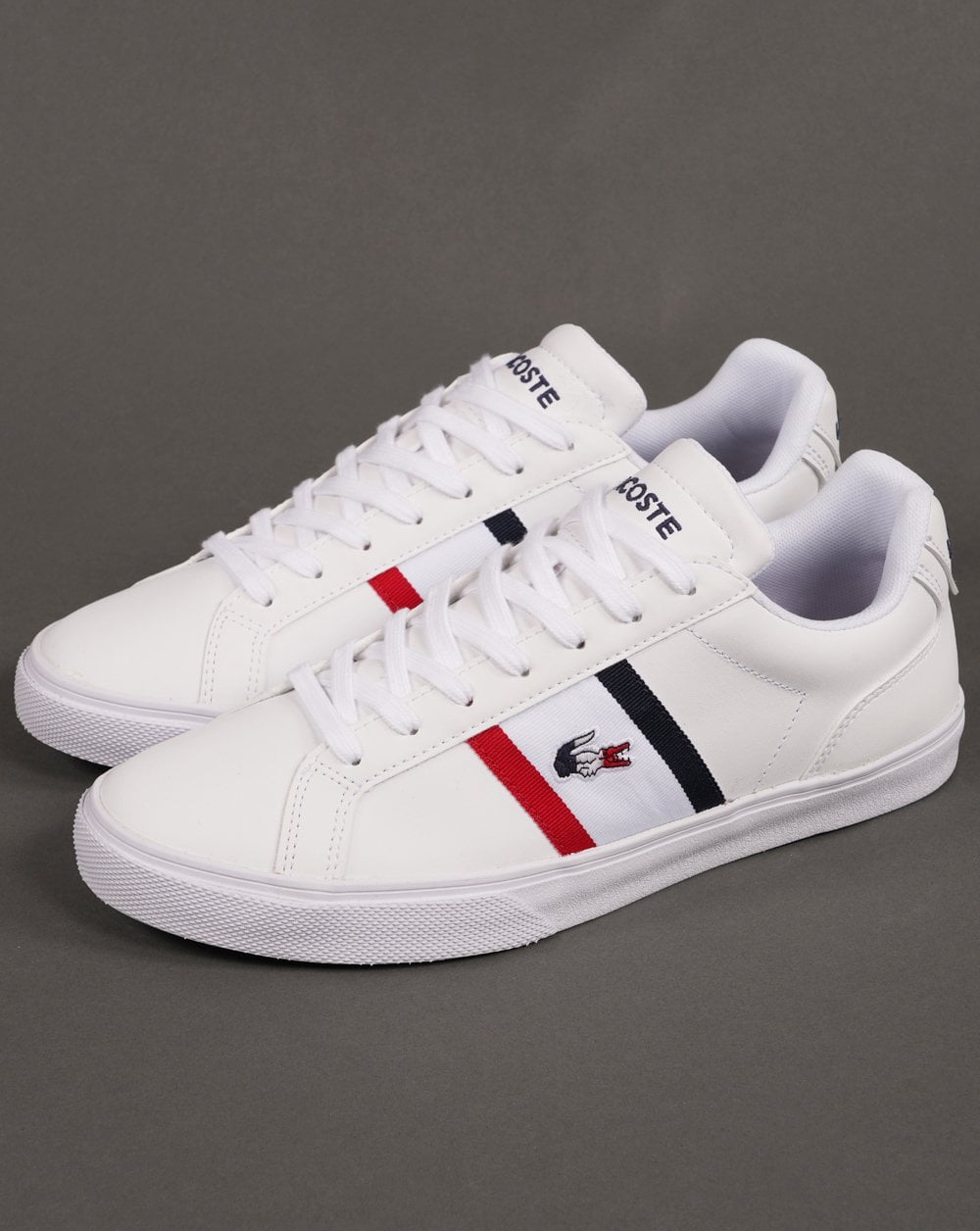 Lacoste Footwear Lerond Pro Tri Trainer Weiß/Marineblau/Rot