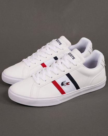 Lacoste Footwear Lerond Pro Tri Trainer Weiß/Marineblau/Rot