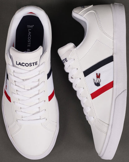 Lacoste Footwear Lerond Pro Tri Trainer Weiß/Marineblau/Rot