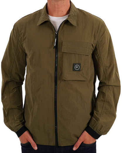 Marshall Artist Nevado Overshirt Khaki Grün