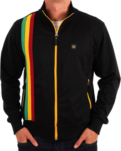 Trojan Racing Stripe Trainingsjacke Schwarz