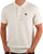 Fila Gold Square Knit Polo Off White