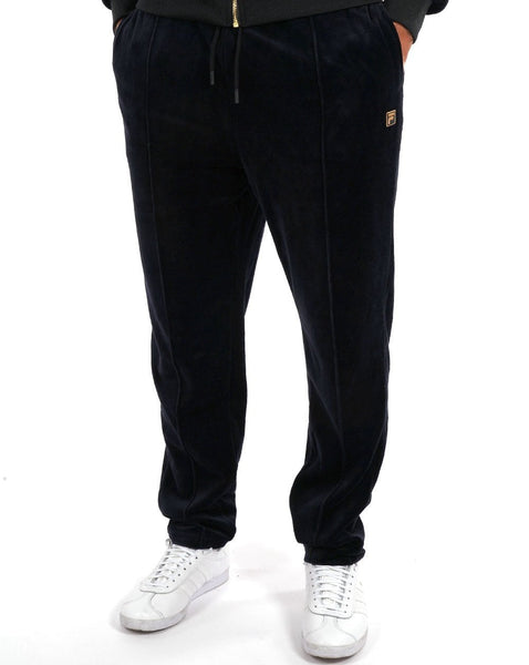 Fila Gold Bell Velour Track Pants Black