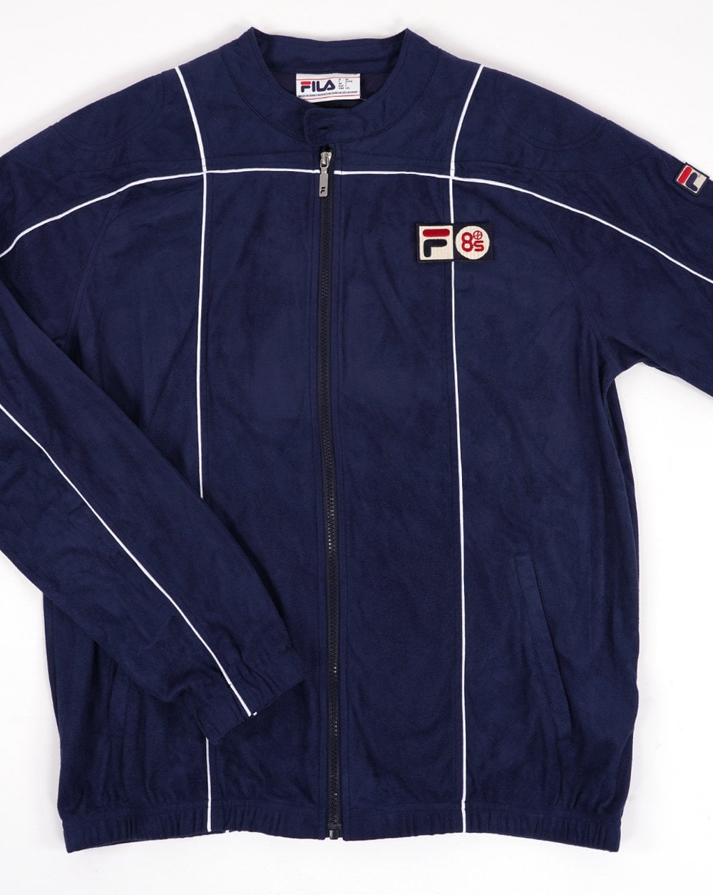 Fila Vintage – Terrinda Mk3 Pro – Trainingsjacke mit Badge, Marineblau