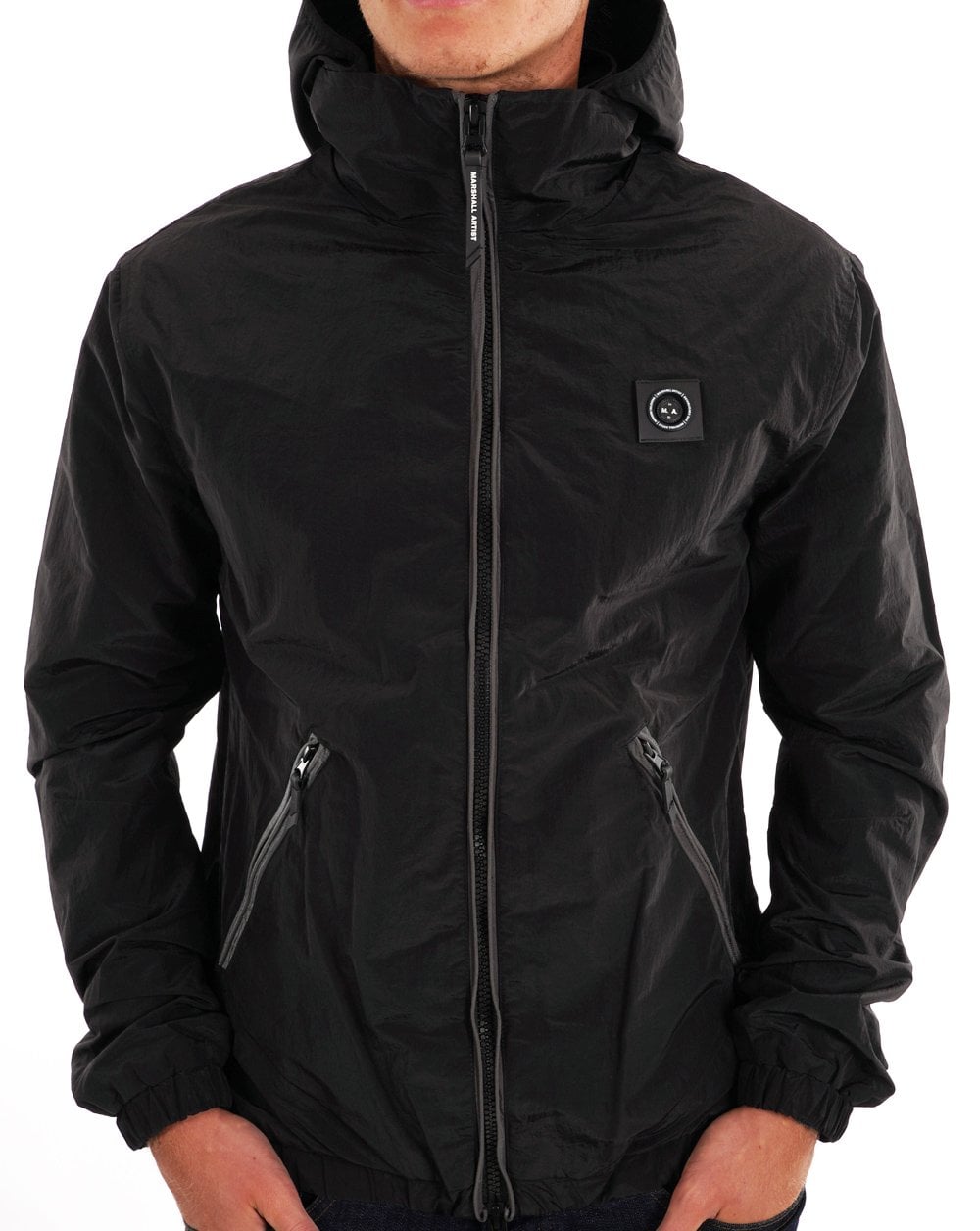 Marshall Artist Kapuzenjacke Schwarz