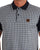 Trojan Houndstooth Panel Polo Navy