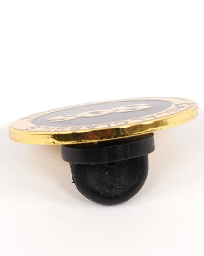80er Casual Classics Elite Pin Anstecker Schwarz/Gold