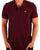 Tommy Jeans Slim Placket Polo Deep Rouge