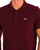 Tommy Jeans Slim Placket Polo Deep Rouge