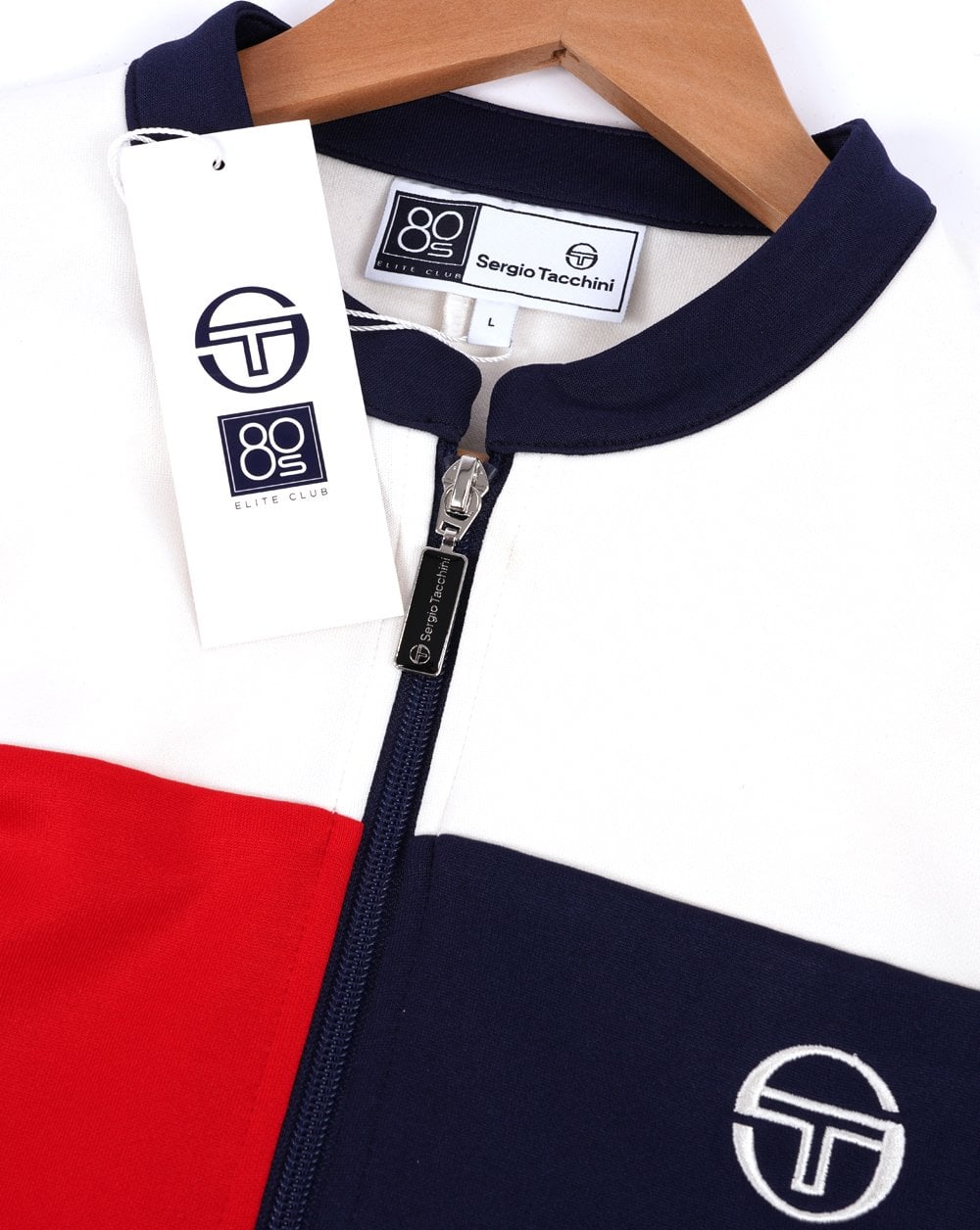 Sergio Tacchini Trainingsjacke im Colour-Block-Design Gardenia/Multi
