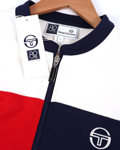 Sergio Tacchini Trainingsjacke im Colour-Block-Design Gardenia/Multi