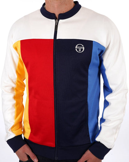 Sergio Tacchini Trainingsjacke im Colour-Block-Design Gardenia/Multi