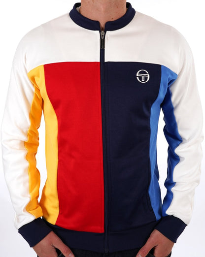 Sergio Tacchini Trainingsjacke im Colour-Block-Design Gardenia/Multi