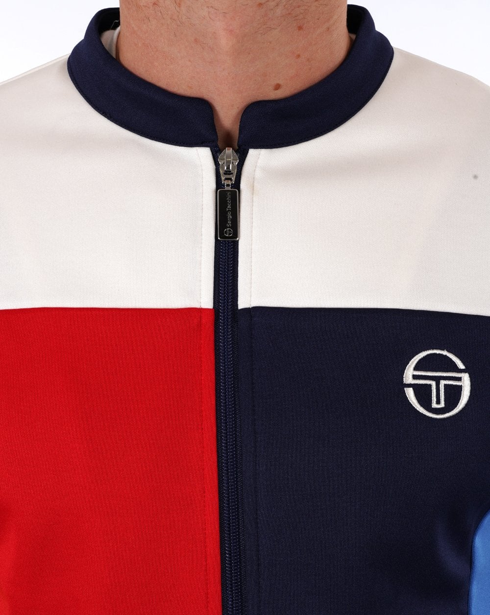 Sergio Tacchini Trainingsjacke im Colour-Block-Design Gardenia/Multi