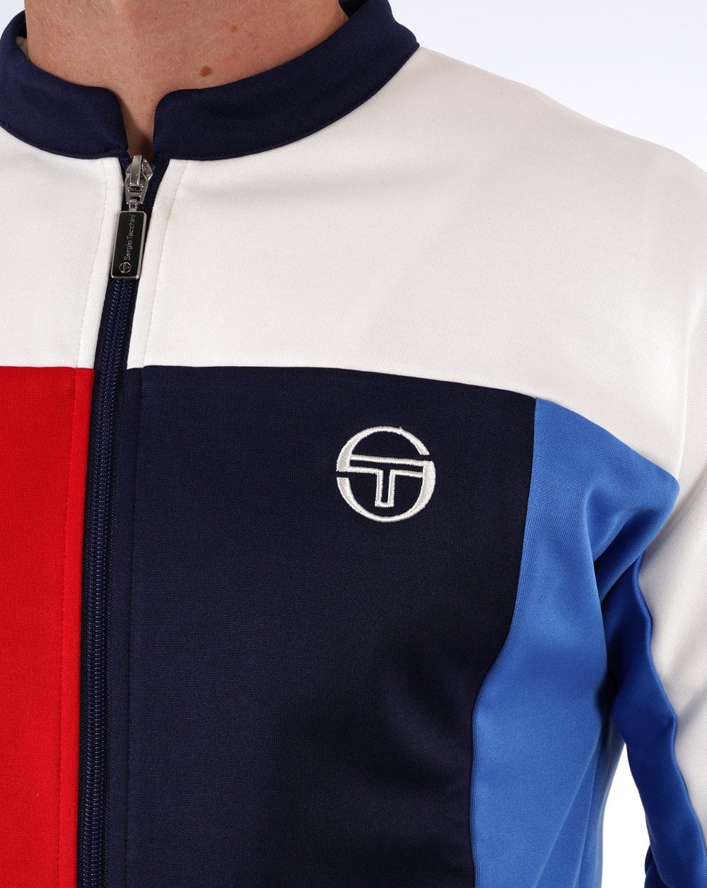 Sergio Tacchini Trainingsjacke im Colour-Block-Design Gardenia/Multi