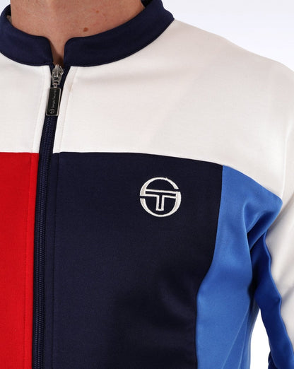 Sergio Tacchini Trainingsjacke im Colour-Block-Design Gardenia/Multi