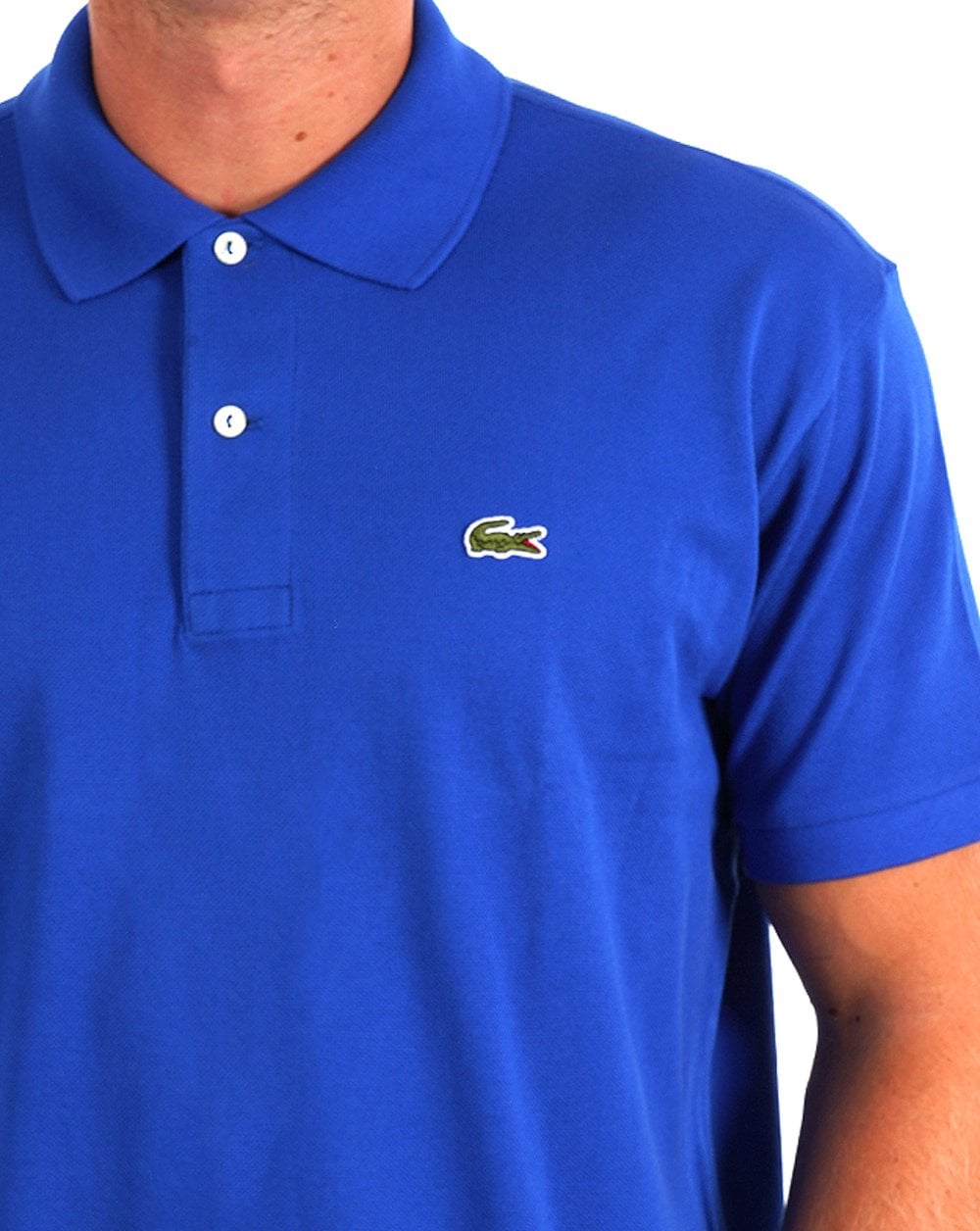 Lacoste – Klassisches Poloshirt in Königsblau