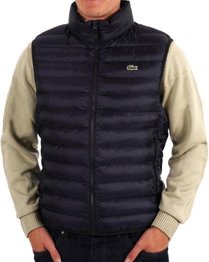 Lacoste – Puffweste in Marineblau
