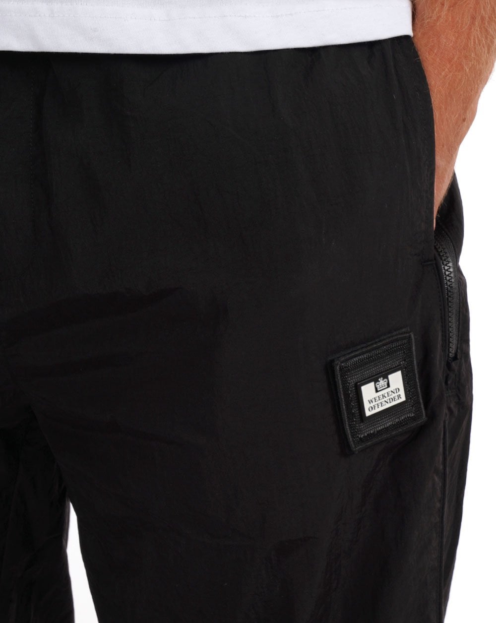 Weekend Offender Keller Parachute Pants Schwarz