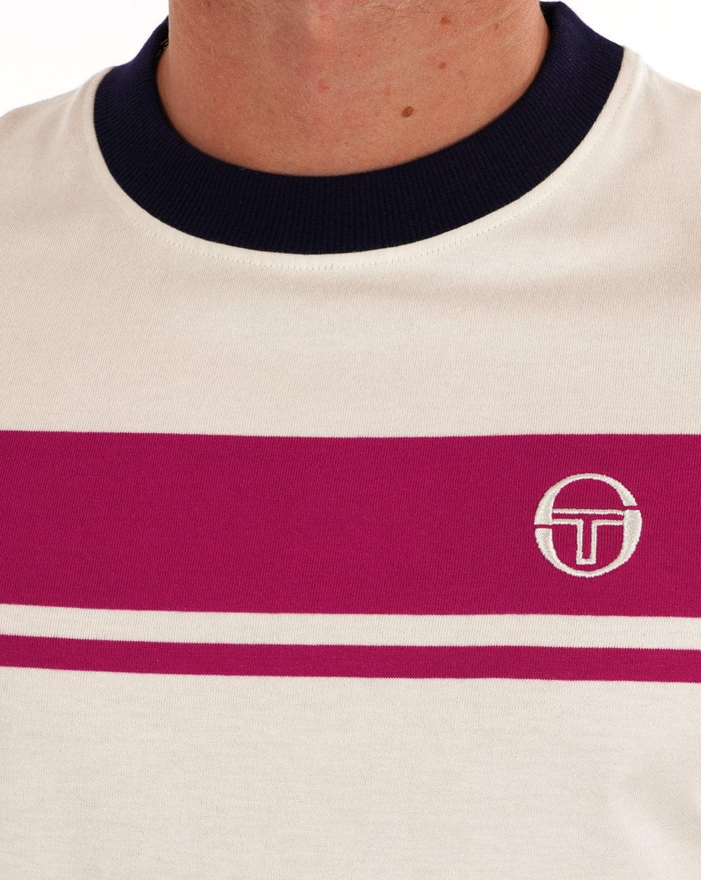 Sergio Tacchini Masters T-Shirt Gardenia Fuschia
