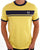 Sergio Tacchini Masters T Shirt Yellow/Navy
