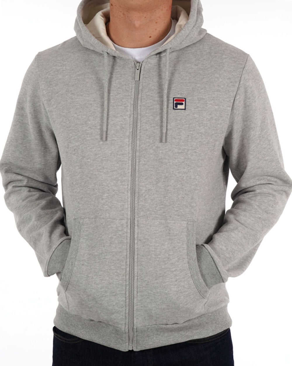 Fila Vintage Tenconi Hoodie Grau meliert