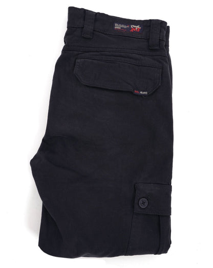 80er Casual Classics Oxford Cargohose Marineblau