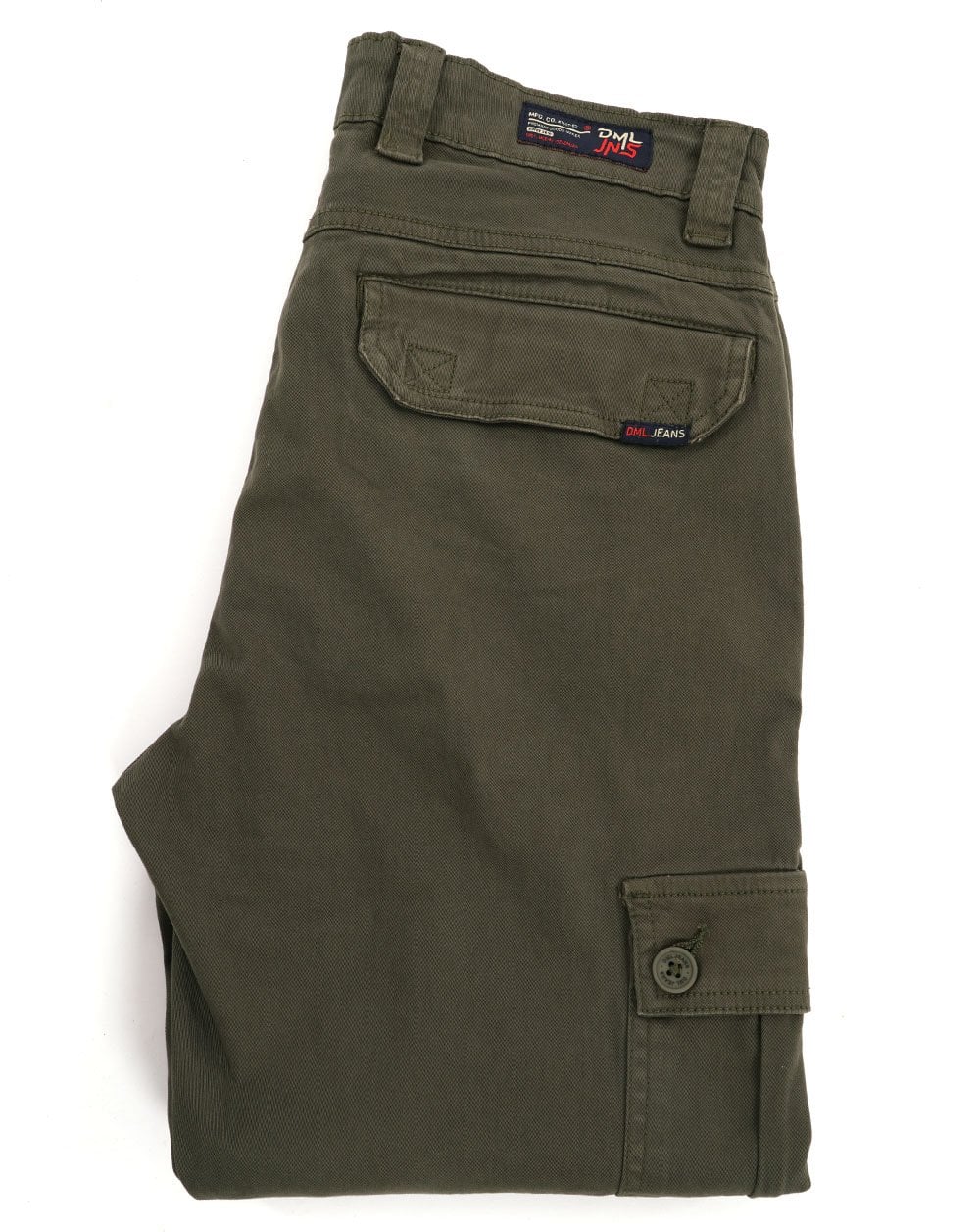 80er Casual Classics Oxford Cargohose Olivgrün