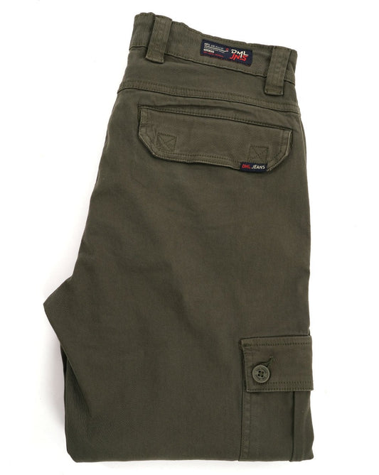 80er Casual Classics Oxford Cargohose Olivgrün