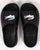 Lacoste Logo Print Serve Slide 2.0 Black/White