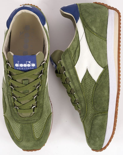 Diadora Equipe Wildleder SW Heritage Trainer Iguana Green