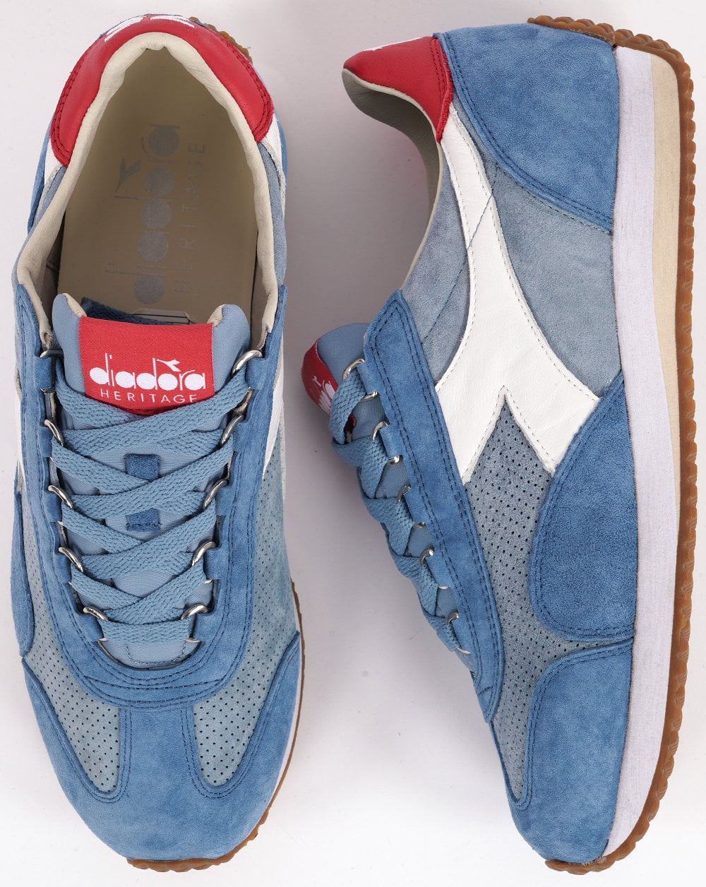 Diadora Equipe Wildleder SW Trainer Himmelblau