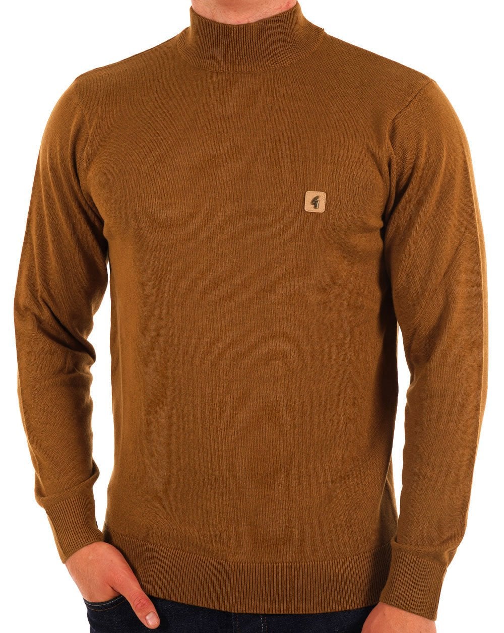 Gabicci Vintage Duke Rollkragenpullover Walnuss