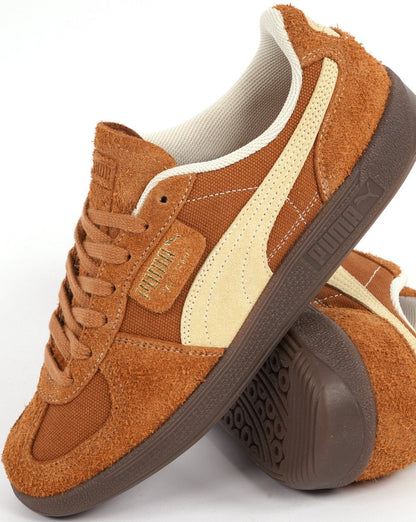 Puma Palermo Vintage Sneaker Karamell Vanille Gummi