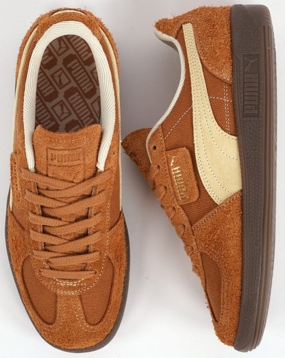 Puma Palermo Vintage Sneaker Karamell Vanille Gummi