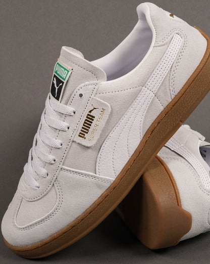 Puma Super Team Suede Sneakers Nebelweiß