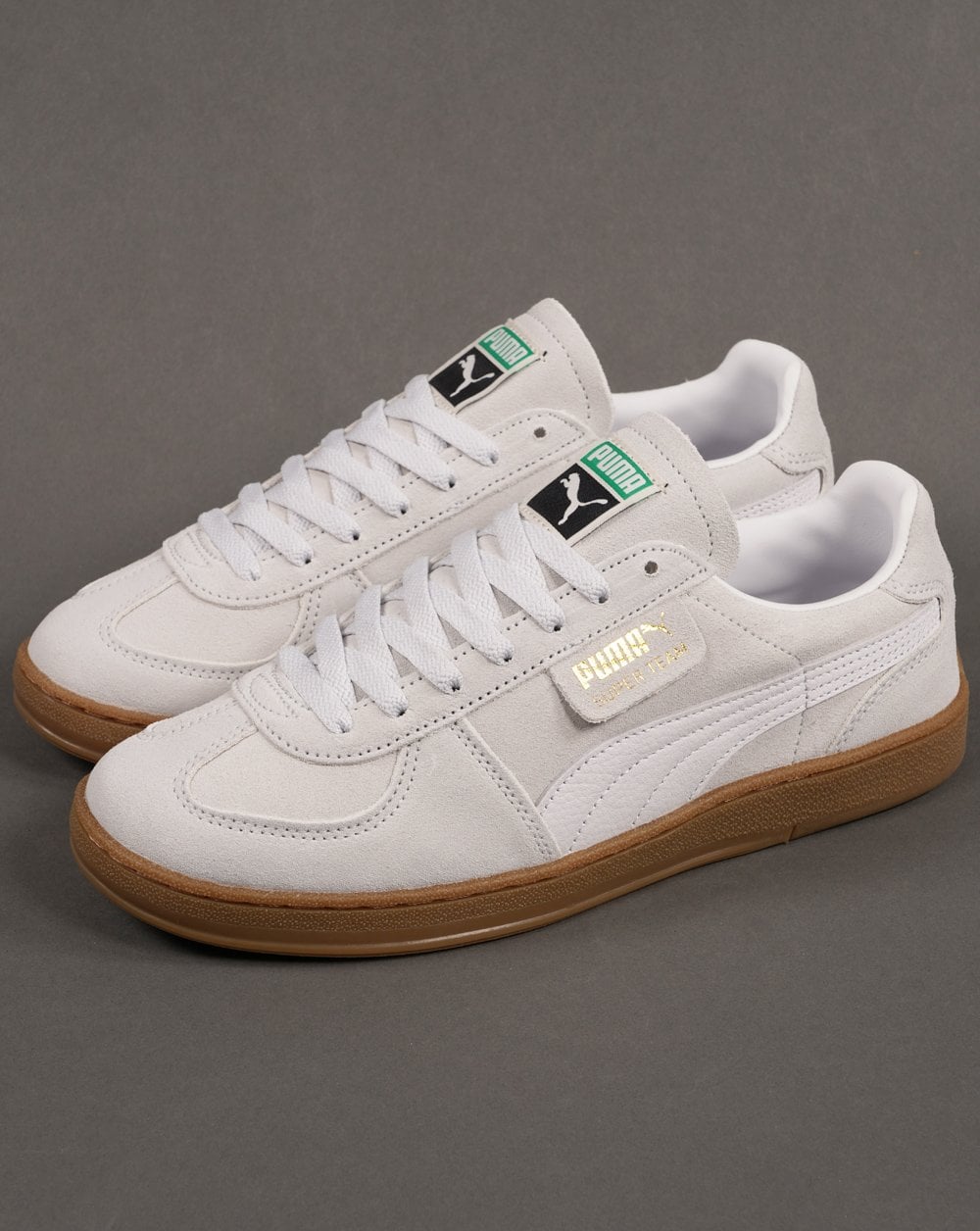 Puma Super Team Suede Sneakers Nebelweiß