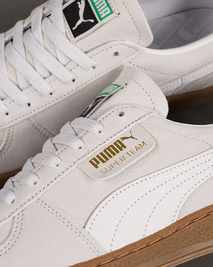 Puma Super Team Suede Sneakers Nebelweiß