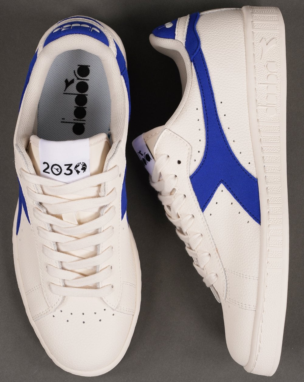 Diadora Game L Low Sneaker Off White/Dark Royal