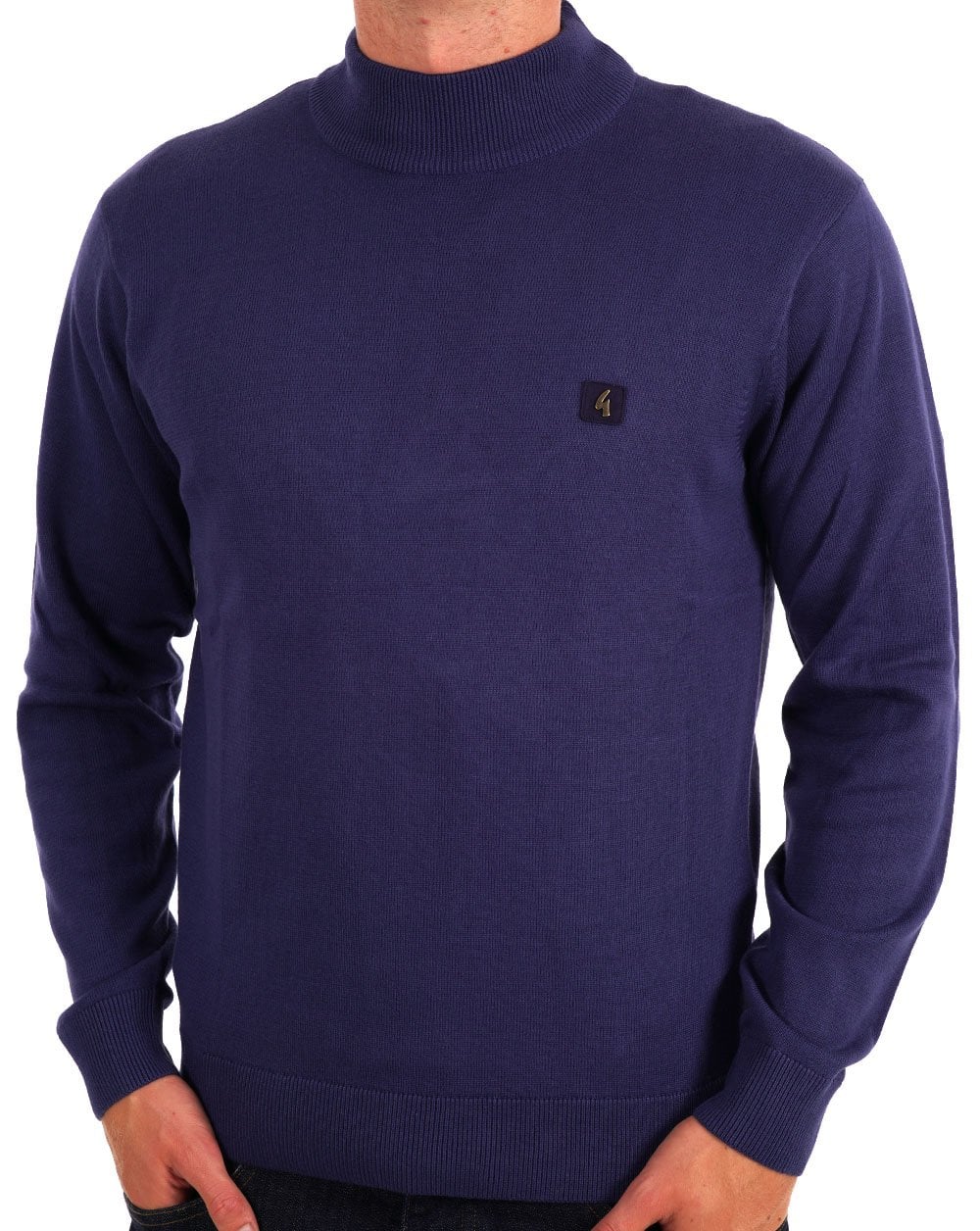 Gabicci Vintage Duke Rollkragenpullover Storm Blue