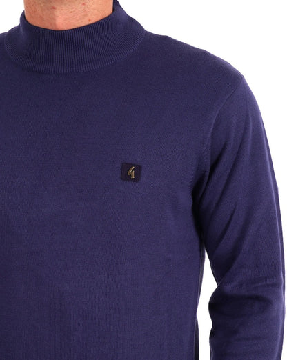 Gabicci Vintage Duke Rollkragenpullover Storm Blue