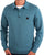 Gabicci Vintage Francesco LS Knitted Polo Teal